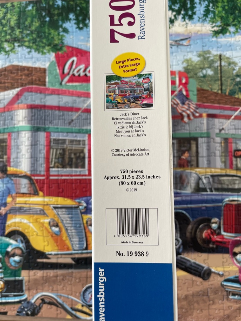 Ravensburger 750 Large Piece Format Puzzle preowned complete - Picture 2 of 4
